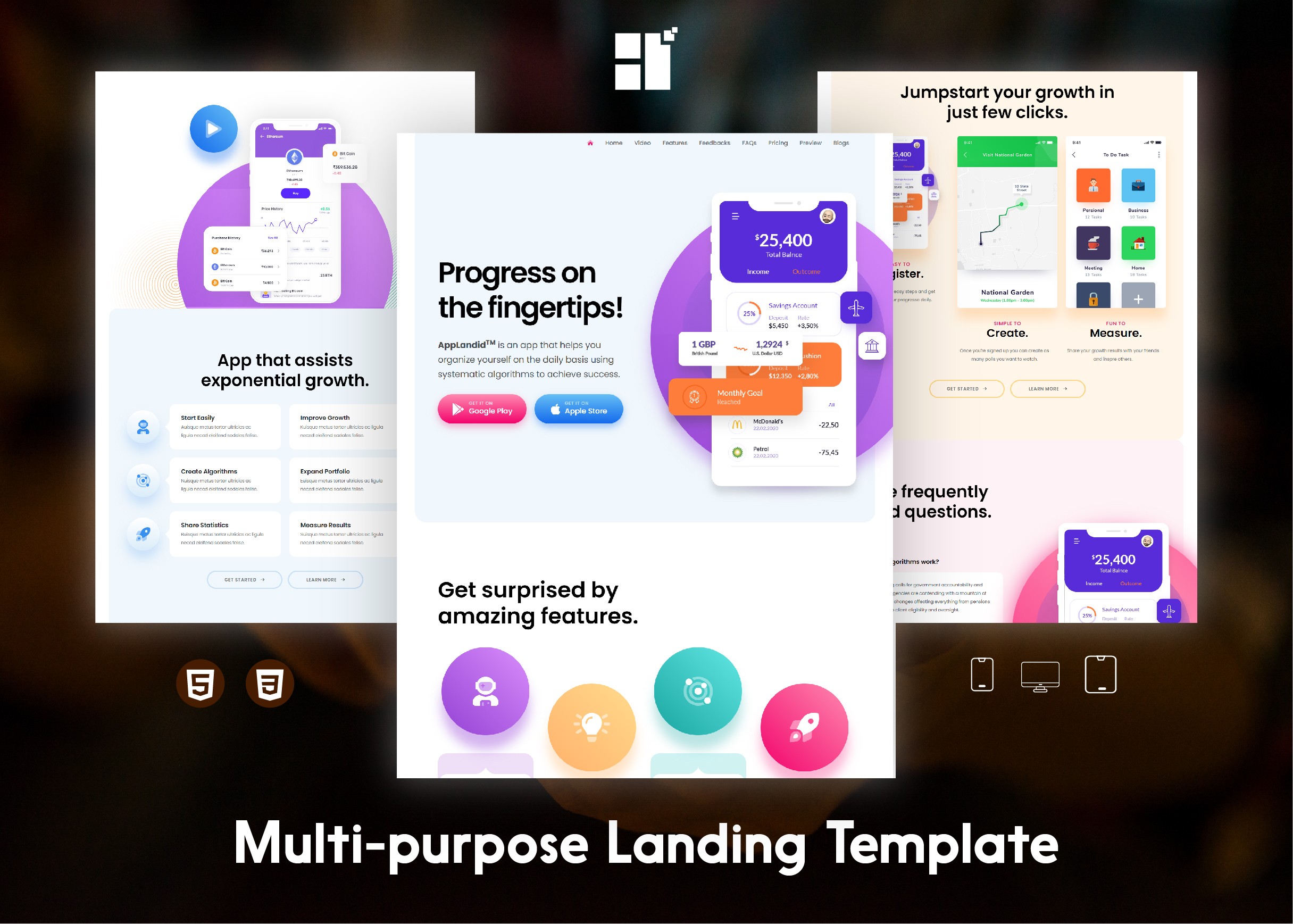 MultibizNext - Creative Multipurpose HTML Template